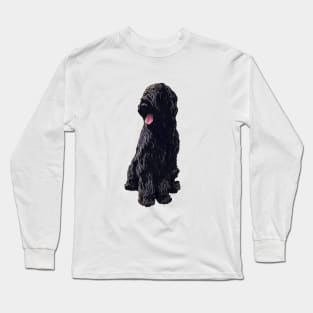 Briard Dog - Black Beauty Long Sleeve T-Shirt